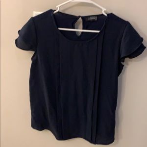 The Limited Navy Blouse